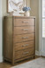 Cabalynn - Five Drawer Chest - Light Brown