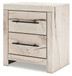Lawroy - Two Drawer Night Stand - Light Natural