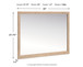 Cielden - Bedroom Mirror - Tan