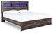 Drystan - Panel Bookcase Bed