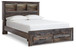 Drystan - Panel Bookcase Bed