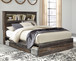 Drystan - Panel Bookcase Bed
