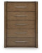 Marxmore - Five Drawer Chest - Brown