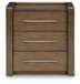 Marxmore - Three Drawer Night Stand - Brown