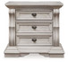 Bruchandi - Three Drawer Night Stand - Antique White