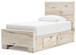 Lawroy - Panel Bed With Storage