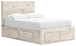 Lawroy - Panel Bed With Storage