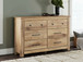 Makidern - Six Drawer Dresser