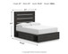 Hollivern - Panel Storage Bed
