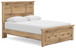 Makidern - Panel Storage Bed