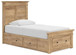 Makidern - Panel Storage Bed