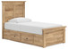 Makidern - Panel Storage Bed