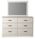Stelsie - Dresser, Mirror - White