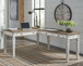 Realyn - Home Office L Shaped Desk - White / Brown