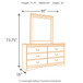 Huey Vineyard - Dresser, Mirror - Black