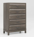 Mazing - Five Drawer Chest - Gray