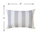 Horizon Stripe Pillow Outdoor & Indoor