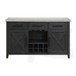 Axel - Server - Light Gray / Espresso