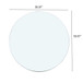 Round Tempered Glass Table Top