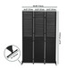 Rustic 3 Panel Room Dividers And Folding Privacy Screen