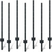 4 Foot U-Shaped Metal Garden Fence Posts Set For Wire Fencing