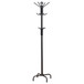 Coat Rack With 3 Tier Hooks For Entryway - Black