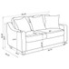 Mahaffey - 2 Piece Track Arm Living Room Set - Beige