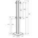 Rawlins - Coat Rack With 8 Hooks - Walnut