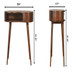 Rounded Writing Desk - Chestnut