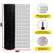 Vinyl Coated Hardware Cloth, 19 Gauge, For Poultry Cages And Home Improvement - Black