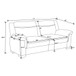 Borden - 2 Piece Living Room Set With Smooth Upholstery - Gray