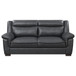 Borden - 2 Piece Living Room Set With Smooth Upholstery - Gray