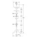 Cosman - 11 Hook Freestanding Coat Rack With Hanger - Brown