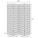 Sartre - 4 Panel Room Divider