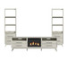 Westland - 4 Piece Entertainment Unit With 82" TV Console - Almond
