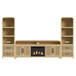 Ridgemont - 4 Piece Entertainment Unit With 82" TV Console