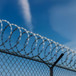 Galvanized Barbed Wire Fence Roll, Security Fencing With Sharp Razor Edges