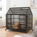 Heavy Duty Dog Crate Lockable Wheels