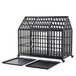 Heavy Duty Dog Crate Lockable Wheels
