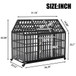 Heavy Duty Dog Crate Lockable Wheels