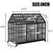 Heavy Duty Dog Crate Lockable Wheels