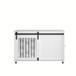 Dog Crate With Sliding Barn Door And Side Access, Lockable Wheels For Small To Medium Dogs - White