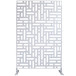 Decorative Freestanding Metal Privacy Screen For Indoor & Outdoor Use