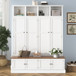 Hall Tree With Bench And Cabinet