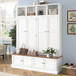 Hall Tree With Bench And Cabinet