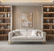 Fabiana Ivory Living Room Set