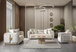 Carlina Ivory Living Room Set
