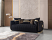 Carlina Black Velvet Living Room Set
