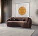 Bonita Coffee Velvet Living Room Set