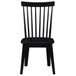 Vaughn - Shaker Spindle Dining Chair - Black